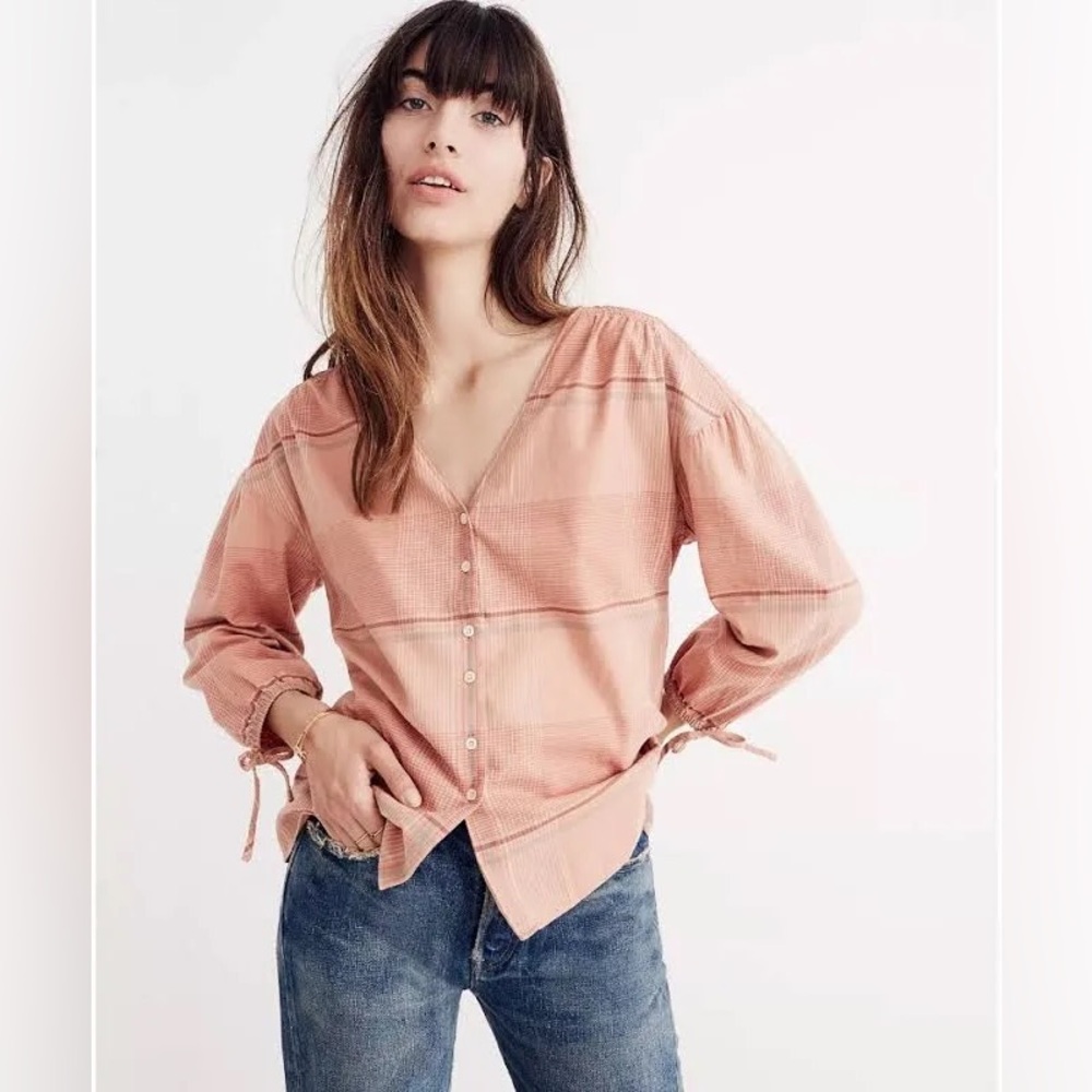 Madewell Women's Plaid Top